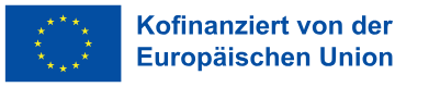 Logo von Erasmus+ "Kofinanziert von der Europäischen Union"